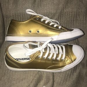 Jack Purcell Metallic Gold Converse